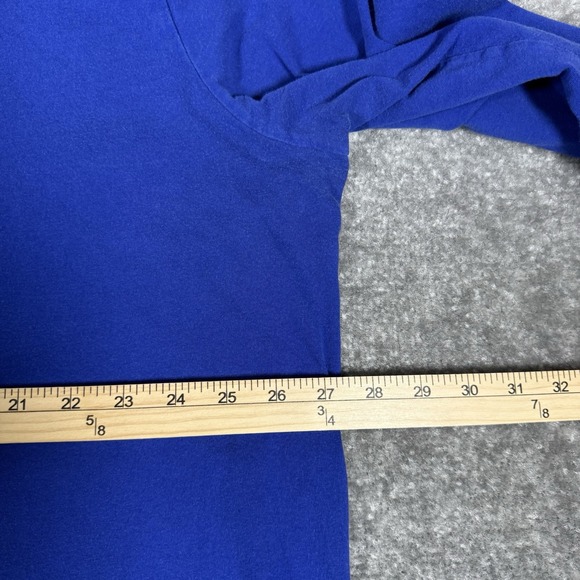 Polo Ralph Lauren Hooded T-Shirt Men's 3XLT Blue Polo Bear Long Sleeve *Flaws - Picture 5 of 8